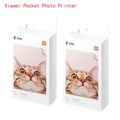 Original  ZINK Pocket Printer Paper Self-Adhesive Photo Print Sheets for  3-Inch Mini Pocket Photo Printer for Gifts