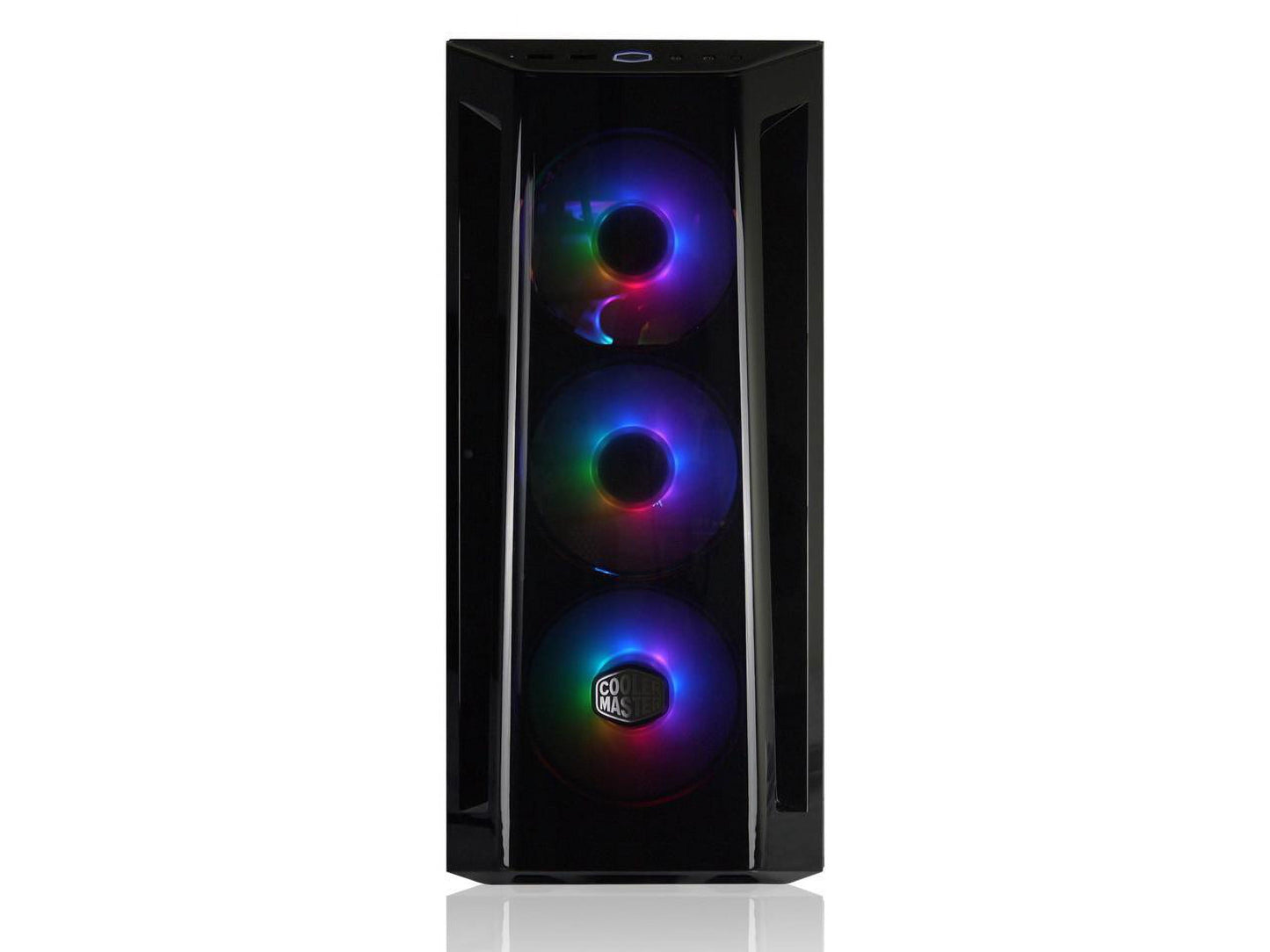 Quiet Series Gaming PC -Intel I9 11900KF Max Boost 5.3Ghz, RTX 4070 12GB, 32GB 3200Mhz DDR4, 1TB NVME M.2 SSD, 360MM AIO Liquid Cooling, ARGB Fans, Wifi/Ac, MB520 Style Case, Windows 11 Black