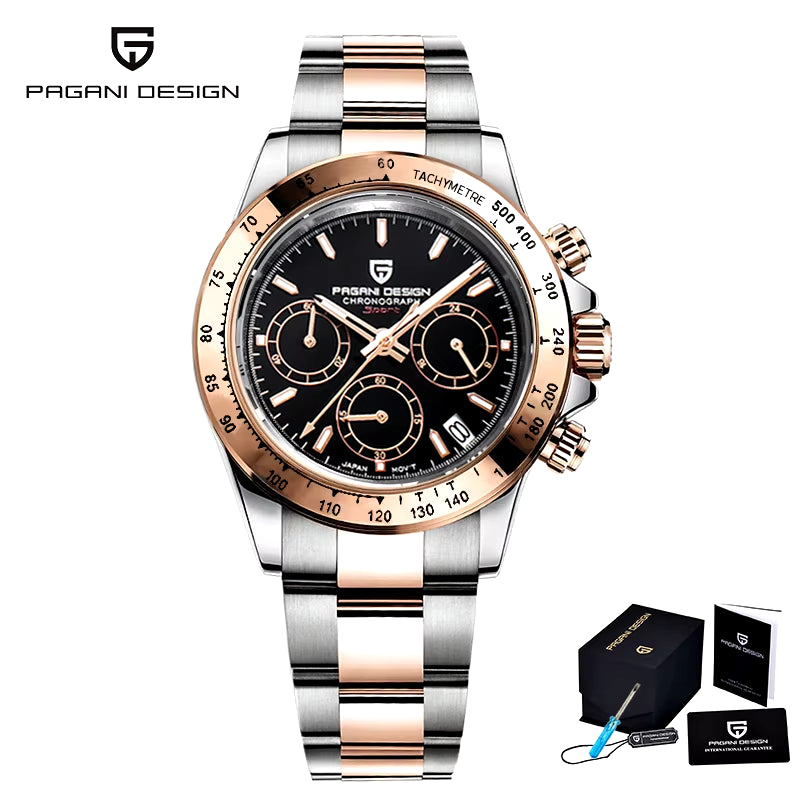 Mens Watches Waterproof Automatic Watch Date Chronograph Sport Quartz Watch Men Wristwatch Men Relogio Masculino