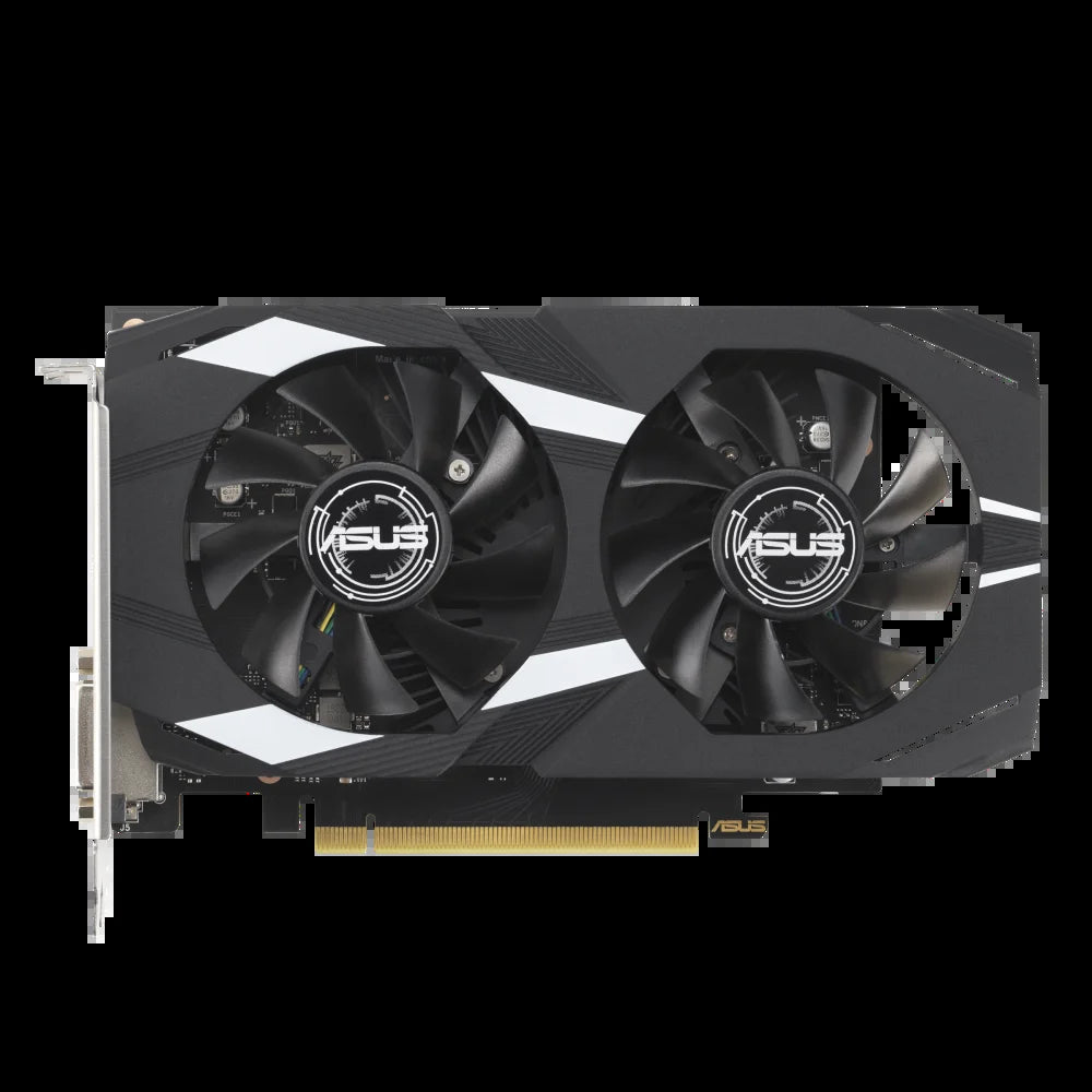 Dual NVIDIA Geforce RTX 3050 6GB OC Edition Gaming Graphics Card - Pcie 4.0, 6GB GDDR6 Memory, HDMI 2.1, Displayport 1.4A, 2-Slot Design, Axial-Tech Fan Design, 0Db Technology, DUAL-RTX3050-O6G