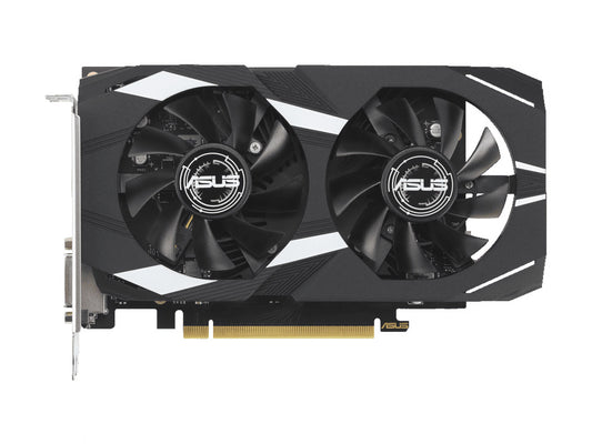 Dual NVIDIA Geforce RTX 3050 6GB OC Edition Gaming Graphics Card - Pcie 4.0, 6GB GDDR6 Memory, HDMI 2.1, Displayport 1.4A, 2-Slot Design, Axial-Tech Fan Design, 0Db Technology, DUAL-RTX3050-O6G