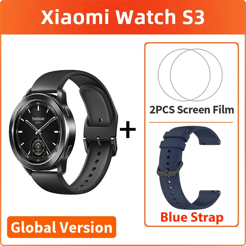 Watch S3 Global Version 150+ Sports Modes Smartwatch 1.43" AMOLED Display 495Mah Battery Heart Rate Sports Tracking