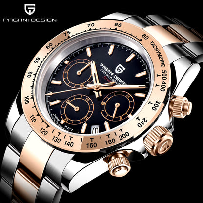 Mens Watches Waterproof Automatic Watch Date Chronograph Sport Quartz Watch Men Wristwatch Men Relogio Masculino